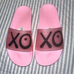 adidas Originals Andre Saraiva x Adilette Pink Unisex Sandals Size 4 HQ1772